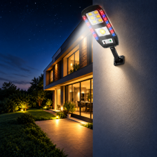 Вуличний ліхтар на сонячній батареї з датчиком руху та пультом Solar sensor street Light CL-728