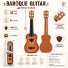 Детская гитара Baroque Guitar 43 см, 6 струн, с медиатором, в коробке