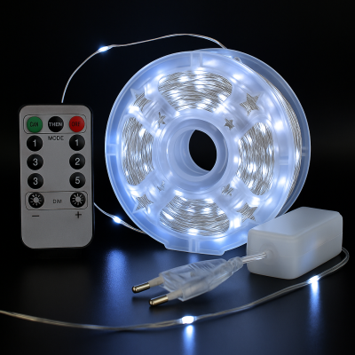 Гірлянда «Роса» 100 м/1000 High-Brightness LED, IP44, білий №0