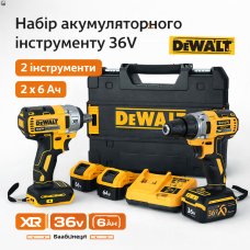 ГАЙКОВЕРТ DeWalt XR 36V+ ШУРУПОКРУТ  