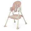 Детский стульчик для кормления M 4136-2 PINK, складной, экокожа, 5-точечные ремни безопасности.