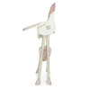 Детский стульчик для кормления M 4136-2 PINK, складной, экокожа, 5-точечные ремни безопасности.