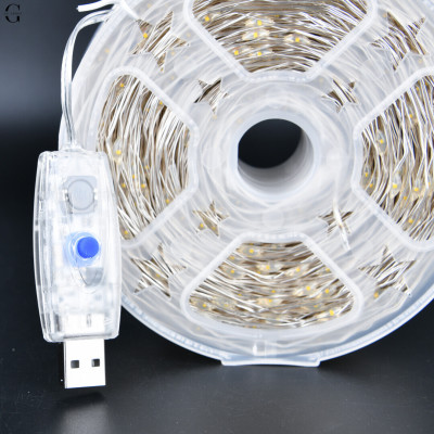 Гірлянда «РОСА 200 метрів тепла» USB-2000 LED, Світло, MiniLED / High-Brightness №2