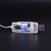 Гірлянда Роса Мішура 100м 3000 LED на зеленому мідному дроті з пультом IP44/IP20 USB
