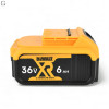 DeWALT гайковерт акумуляторний 36V безщітковий з кейсом, 2×5Ah акумуляторами 