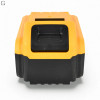 DeWALT гайковерт акумуляторний 36V безщітковий з кейсом, 2×5Ah акумуляторами 