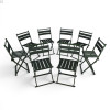 Кемпинговый комплект Travel Table Set – складной стол HDPE 180 см и 8 туристических кресел