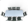 Кемпинговый комплект Travel Table Set – складной стол HDPE 180 см и 8 туристических кресел