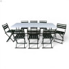Кемпинговый комплект Travel Table Set – складной стол HDPE 180 см и 8 туристических кресел