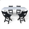 Кемпинговый комплект Travel Table Set – складной стол HDPE 180 см и 4 туристических кресла.
