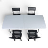 Кемпинговый комплект Travel Table Set – складной стол HDPE 180 см и 4 туристических кресла.