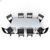 Кемпинговый комплект Travel Table Set – складной стол HDPE 180 см и 8 туристических кресел
