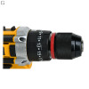 Шуруповерт ударний DeWALT 21V + 2 АКБ 2Ah + Металевий патрон 