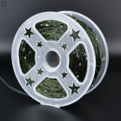 Гирлянда «РОСА 200 метров белая» - 2000 LED, Сеть, MiniLED / High-Brightness №1