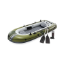Трёхместная надувная лодка Intex Seahawk 3 с насосом и вёслами для рыбалки и отдыха**