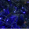 Вулична світлодіодна гірлянда-нитка 40 м, 800 LED, зелений дріт, синя, IP44