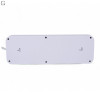 Мережевий фільтр Подовжувач USB ТК-15 (10×220В+4×USB+1×Type-C), F26u, Білий, 5 м