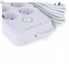 Мережевий фільтр Подовжувач USB ТК-13 (10×220В+4×USB+1×Type-C), F26u, Білий, 3 м