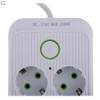 Мережевий фільтр Подовжувач USB ТК-13 (10×220В+4×USB+1×Type-C), F26u, Білий, 3 м