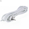 Мережевий фільтр Подовжувач USB ТК-13 (10×220В+4×USB+1×Type-C), F26u, Білий, 3 м