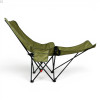 Сложное туристическое кресло-паук Compact Outdoor Chair 100 кг с черным чехлом.
