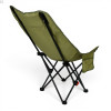 Сложное туристическое кресло-паук Compact Outdoor Chair 100 кг с черным чехлом.