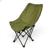 Сложное туристическое кресло-паук Compact Outdoor Chair 100 кг с черным чехлом.