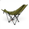 Сложное туристическое кресло-паук Compact Outdoor Chair 100 кг с черным чехлом.