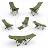 Сложное туристическое кресло-паук Compact Outdoor Chair 100 кг с черным чехлом.
