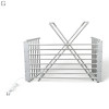 Електросушарка для білизни Heated Airer з крилами, 230 Вт, алюміній.