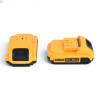 Шуруповерт DeWALT 21V Бесщеточный + 2 АКБ 20Ah + Металлический патрон + Набор инструментов