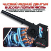 Акумуляторна повітродувка 2 в 1 слеш пілосос для саду BLOWER LY-4, 2 акумулятори