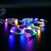 Гірлянда Роса штора 2×2 м 160 LED, USB, пульт, 8 режимів, мультиколор, IP20