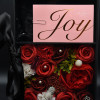Романтический набор мыльных роз "Red Rose Joy Box" в подарочном боксе