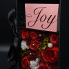 Романтический набор мыльных роз "Red Rose Joy Box" в подарочном боксе