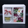 Подарунковий набір з ароматичним дифузором і мильними трояндами “Floral Aroma Gift Box”