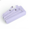 Power bank Повербанк40000 мА·рік з LED-дисплеєм та вбудованими кабелями Швидка зарядка 