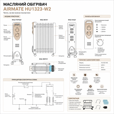 Электрический масляный обогреватель радиатор на 13 секций. №0