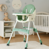 Стульчик для кормления Toti FR-10440 2в1, стальная конструкция, регулировка, PU-обивка, колеса.