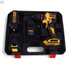 Шуруповерт DeWALT 21V Безщітковий + 2 АКБ 2Ah + Металевий патрон 