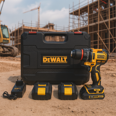 Шуруповерт DeWALT 21V Безщітковий + 2 АКБ 2Ah + Металевий патрон  №0