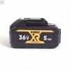 DeWALT гайковерт аккумуляторный 36V бесщеточный с кейсом, 2x5Ah аккумуляторами и набором насадок.