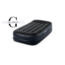 Intex Кровать велюр 64122 ND(3) с подголовником, встроенный насос 220V, размер 99X191X42см