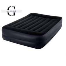 Intex Велюр матрас 64124 ND(2) 152х203х42см, встроенный электронасос, двуспальный