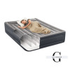 Intex Велюр матрас 64136 ND (2) двуспальный с подголовником, со встроенным насосом, размер 203х152х42см