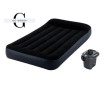 Intex Велюр матрас с подголовником 64146 ND(3) 99х191х25см, со встроенным насосом 220 V, одноместный, максимальная нагрузка 136кг
