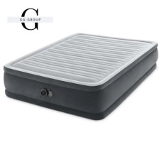 Intex Кровать комфорт квин 64414 NP (2) двуспальная, встроенный насос 220V, размер, 203х152х46см