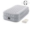 Intex Велюр матрас Twin 64488 ND(1) 99х191х51см, встроенный электронасос, подушка, одноместный