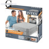 Intex Велюр матрас 64490 ND(1) 152х203х51см, встроенный электронасос, двуспальный
