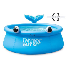 Intex Бассейн надувной 26102 NP (2) Веселый кит, d=183 см, высота 51см, объем 880 л, от 3-х лет